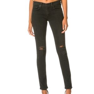 🌖BRAND NEW Rag and Bone distressed black denim